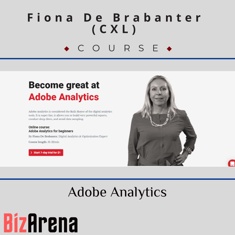 Fiona De Brabanter (CXL) - Adobe Analytics Image