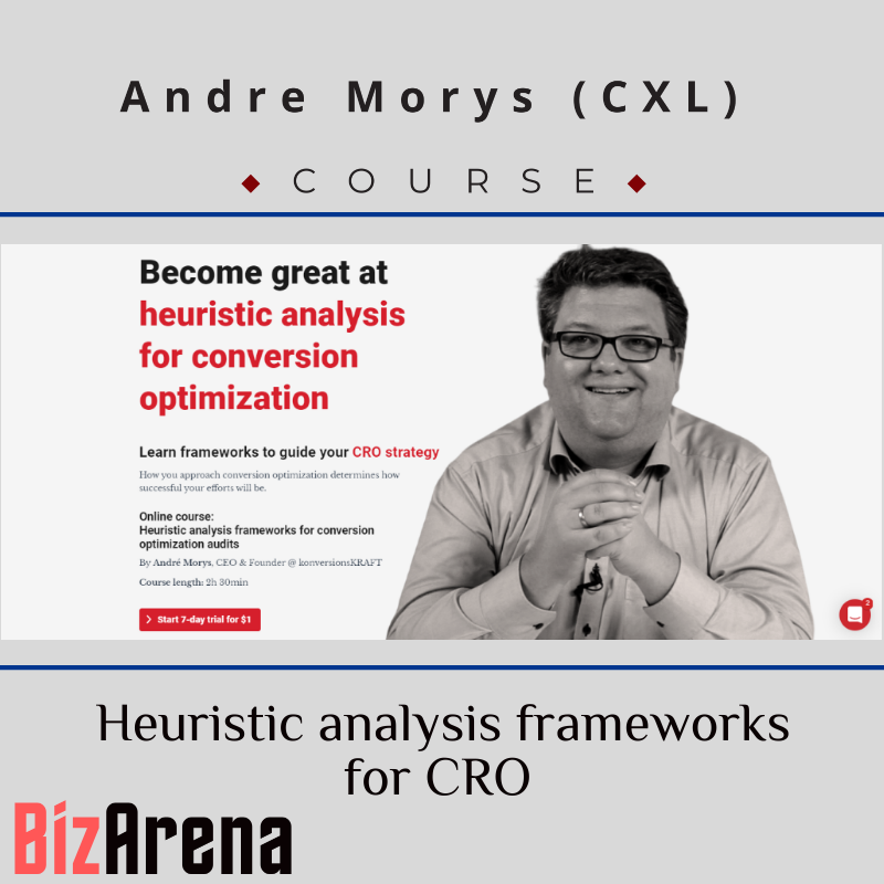 Andre Morys (CXL) - Heuristic analysis frameworks for CRO Image