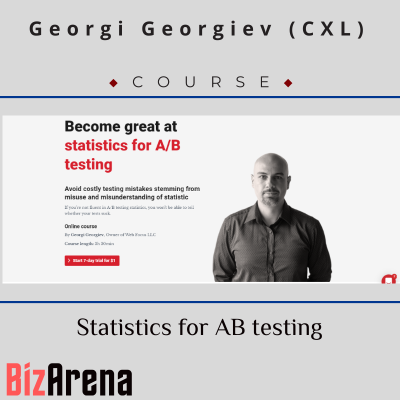 Georgi Georgiev - CXL - Statistics for AB testing Image