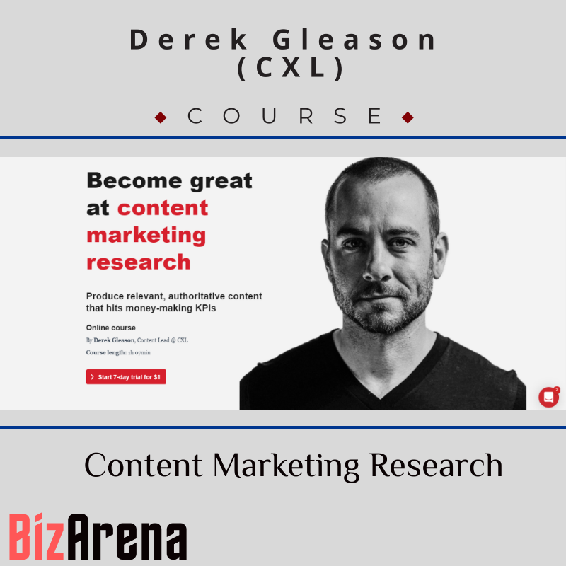 Derek Gleason - CXL - Content Marketing Research