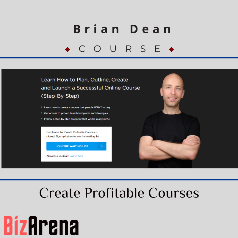 Brian Dean - Create Profitable Courses Image