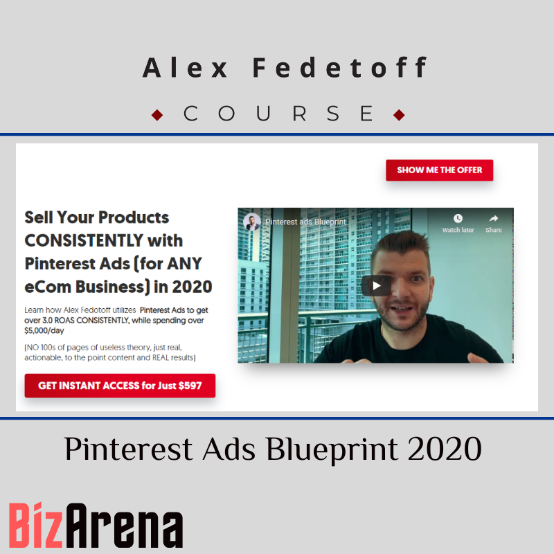 Alex Fedetoff - Pinterest Ads Blueprint 2020 Image