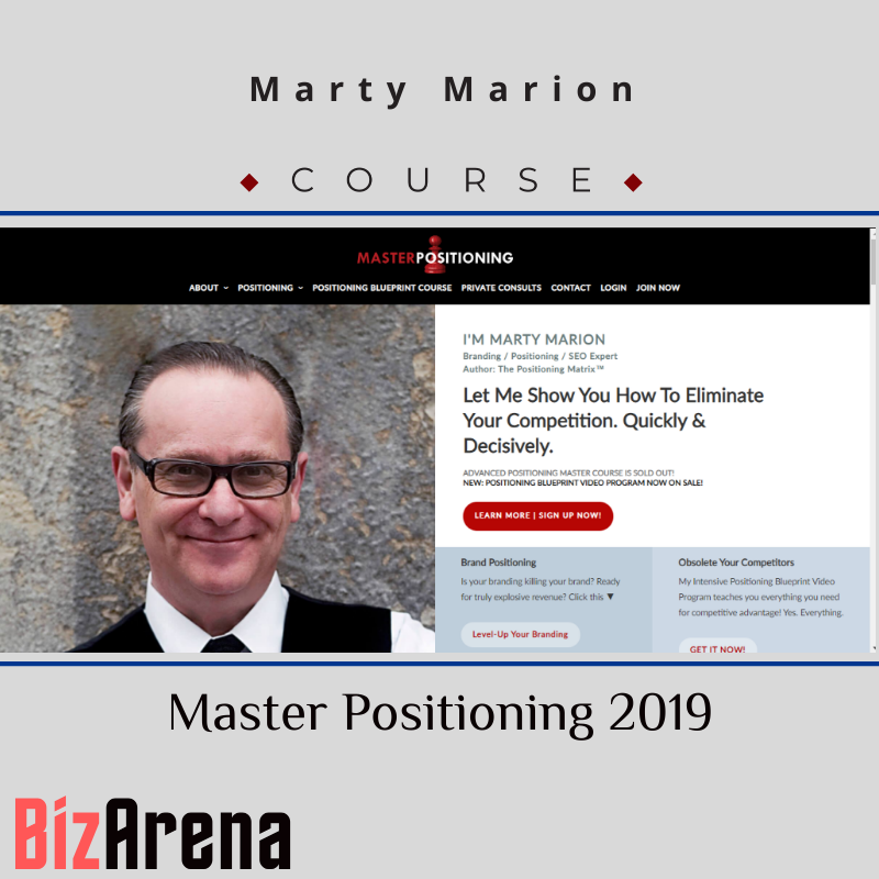 Marty Marion – Master Positioning 2019 Image