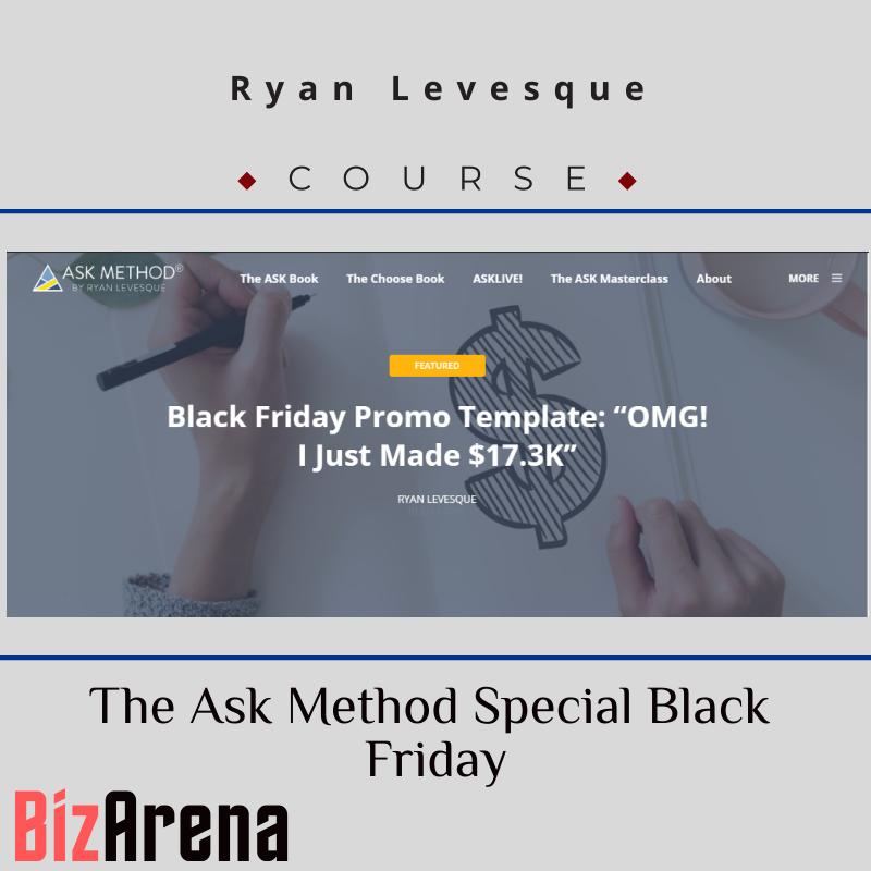 Ryan Levesque - The Ask Method Special Black Friday Image