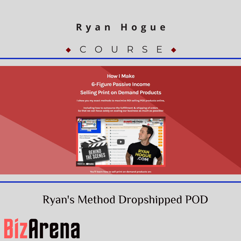 Ryan Hogue - Ryan's Method Dropshipped POD Image