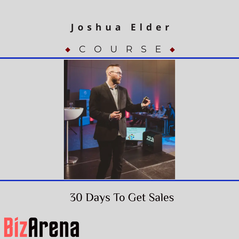 Joshua Elder – 30 Days To Get Sales Image