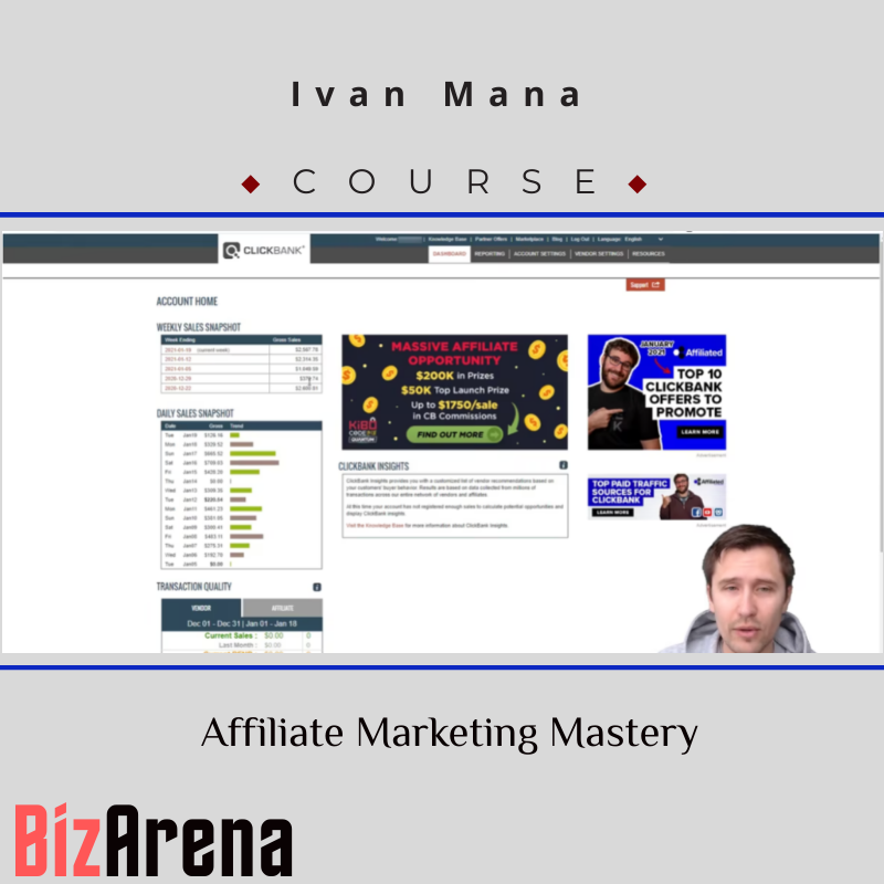 Ivan Mana - Affiliate Marketing Mastery Image