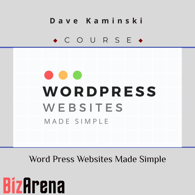 Dave Kaminski – Word Press Websites Made Simple Image