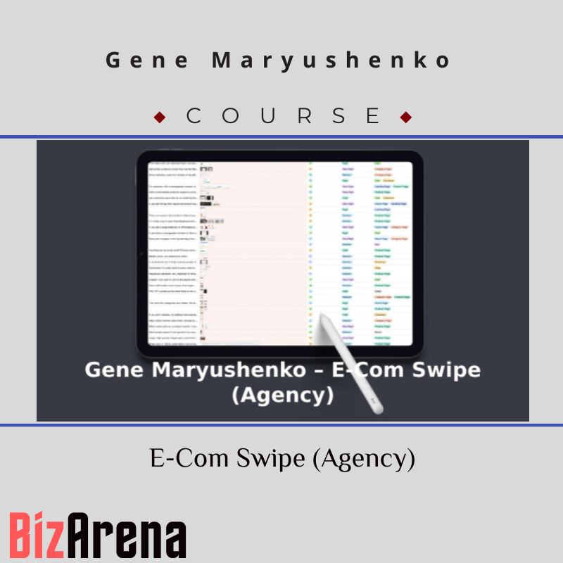 Gene Maryushenko – E-Com Swipe (Agency) Image