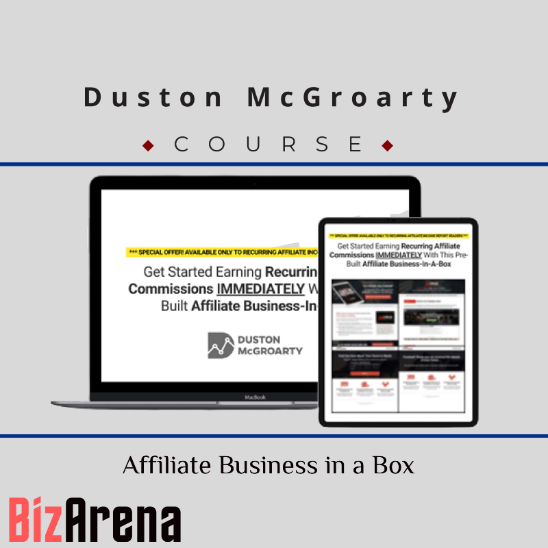 Duston McGroarty - Affiliate Business in a Box Image