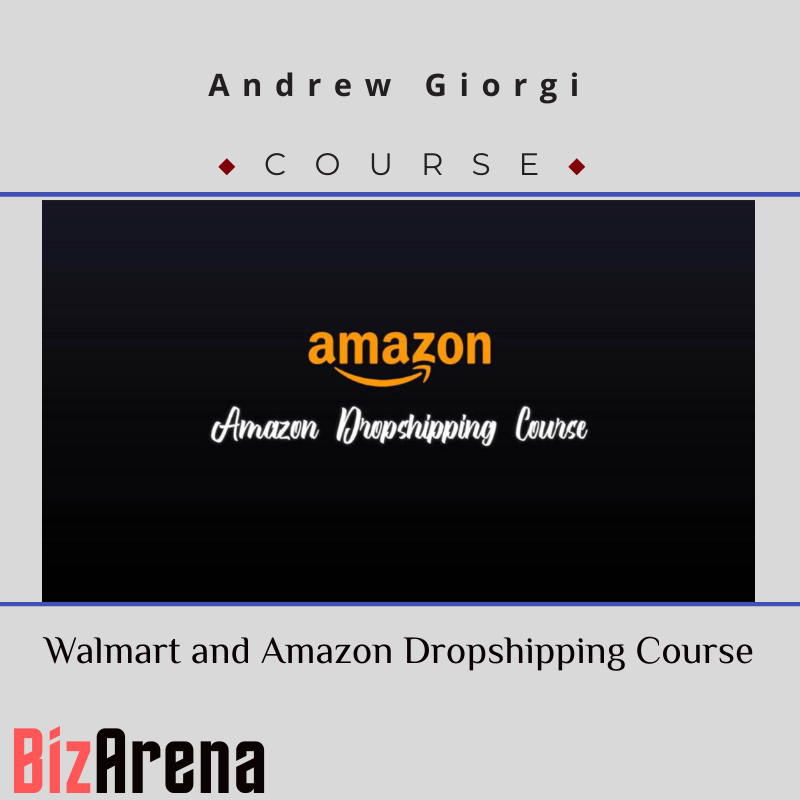 Andrew Giorgi - Walmart and Amazon Dropshipping Course Image