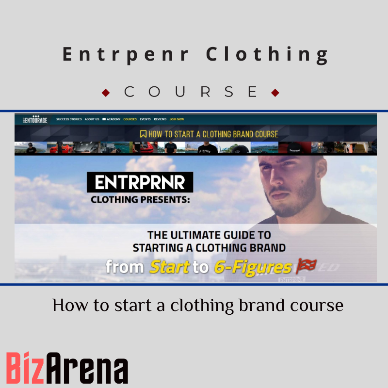 Entrprnr Clothing – How to start a clothing brand course Image