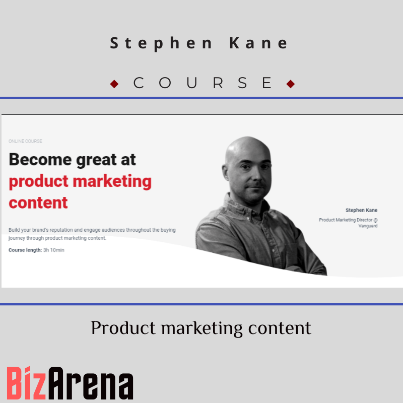 Stephen Kane - CXL - Product Marketing Content Image