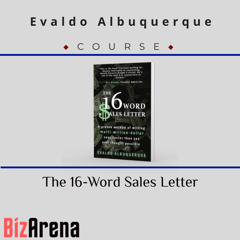 Evaldo Albuquerque - The 16-Word Sales Letter + Swipe Files (PDF) + 1 Live Training Video Image