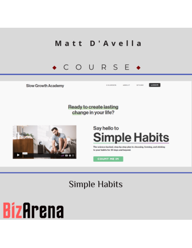 Matt D'Avella - Self-development Course - Simple Habits Image