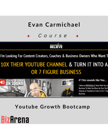 Evan Carmichael – Youtube Growth Bootcamp Image
