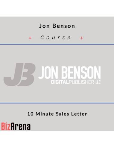 Jon Benson - 10 Minute Sales Letter Image