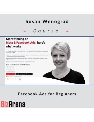 Susan Wenograd (CXL) - Facebook Ads for Beginners Image