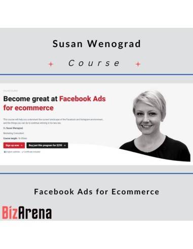 Susan Wenograd (CXL) - Facebook Ads for Ecommerce Image