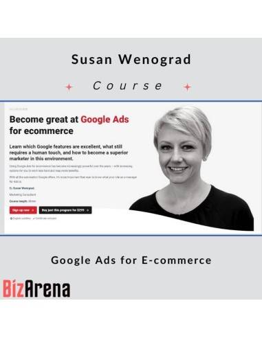 Susan Wenograd (CXL) - Google Ads for E-commerce Image