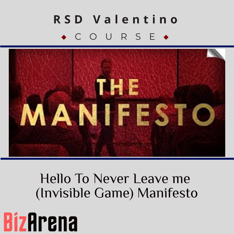 RSD Valentino – Hello To Never Leave me (Invisible Game) Manifesto Image