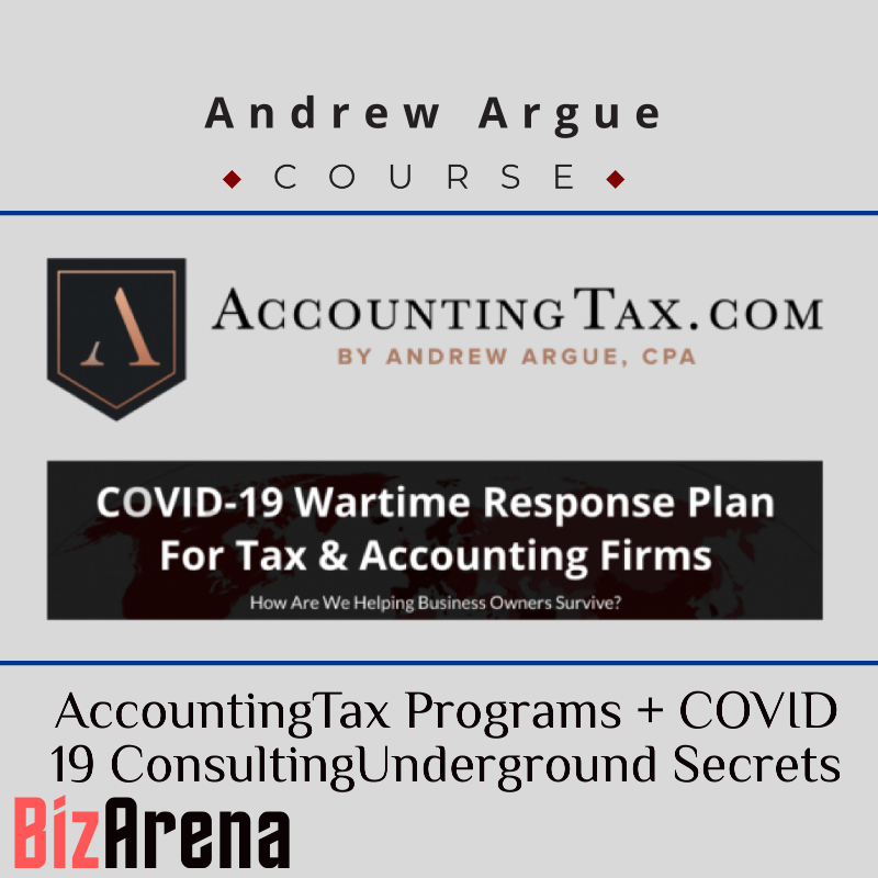 Andrew Argue - AccountingTax Programs + COVID 19 Consulting Image